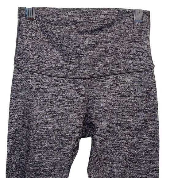 Lululemon Womens Wunder Under 7/8 Tight Luxtreme Leggings Heather Black Size 2‎ - Picture 2 of 8